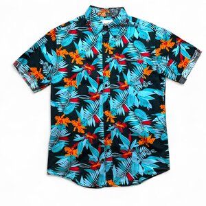 Tropical Floral‎ Men's Button Down Shirt